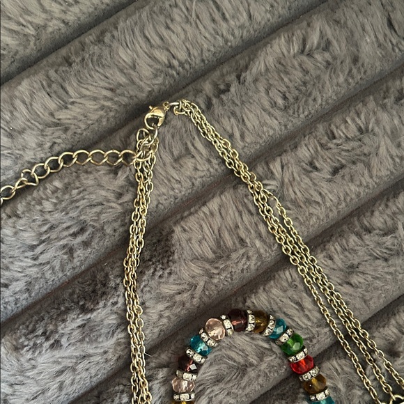 India Boutique Turquoise and Red Beaded Necklace Set - Picture 5 of 5